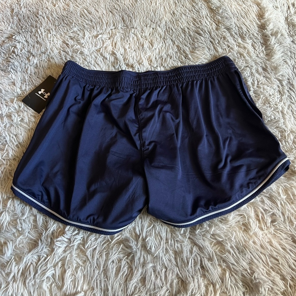 NWT navy blue under armor “The Mount” athletic shorts - Picture 3 of 3